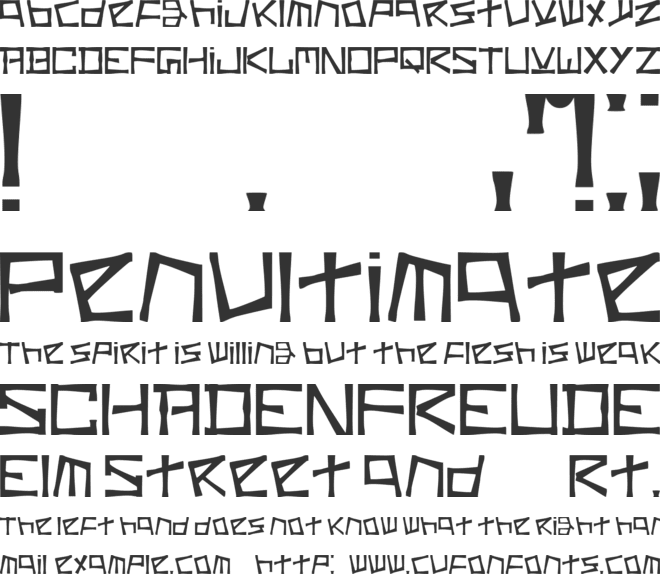 Beerbar font preview