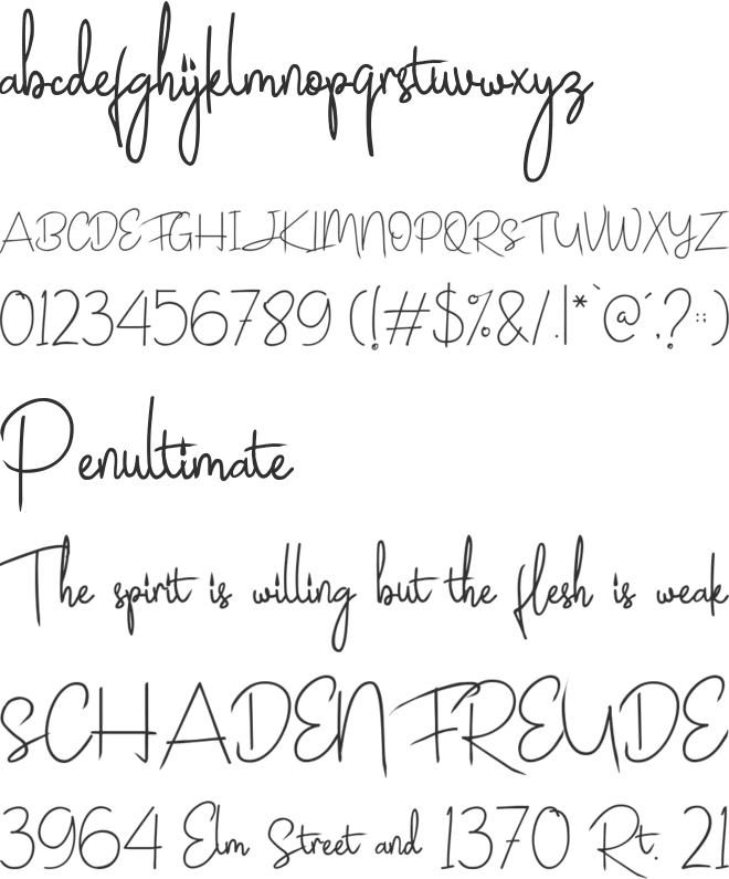 Hiromaru Script font preview