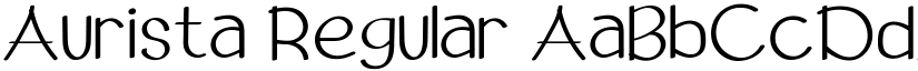 Aurista Regular font