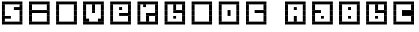 Silverbloc font