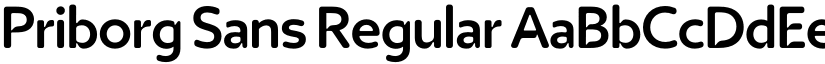 Priborg Sans Regular font