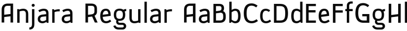 Anjara font download