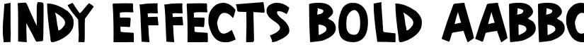 Indy Effects Bold font