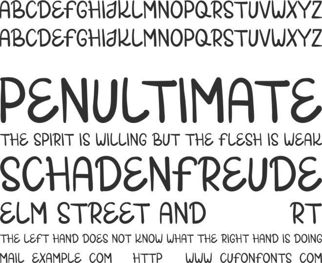 PHINANDHITAA font preview