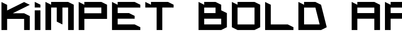 Kimpet Bold font
