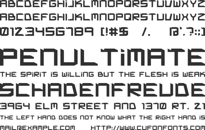 Kimpet font preview
