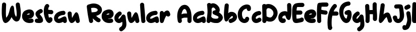 Westau Regular font
