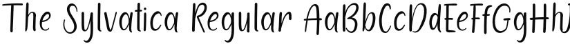 The Sylvatica Regular font
