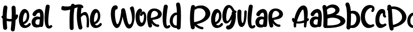 Heal The World Regular font
