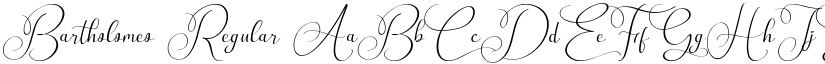 Bartholomeo Regular font