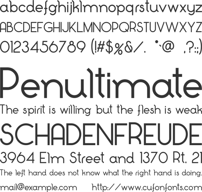 Nobstars font preview