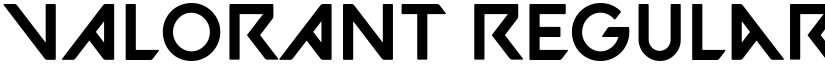 VALORANT Regular font