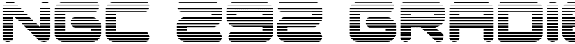 NGC 292 Gradient Regular font