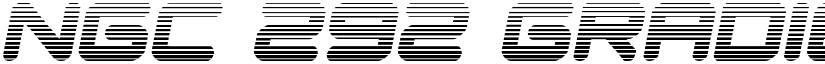 NGC 292 Gradient Semi-Italic Regular font