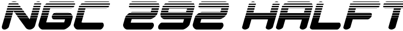 NGC 292 Halftone Italic Regular font