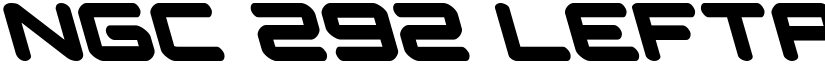 NGC 292 Leftalic Regular font