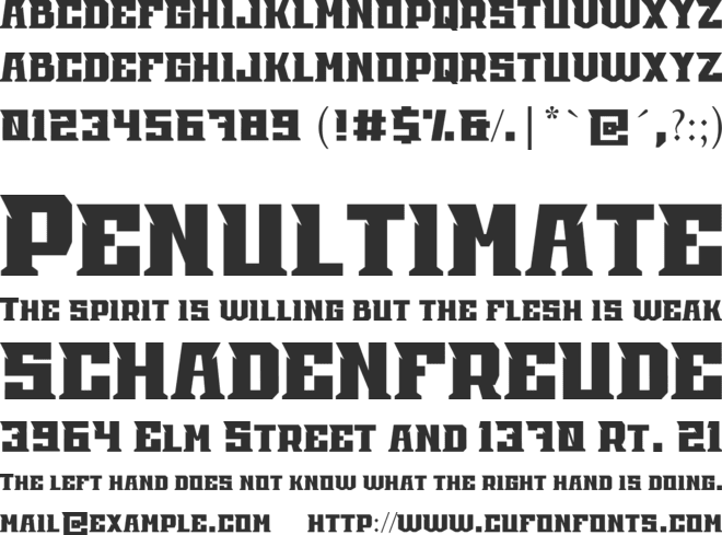 Charles font preview