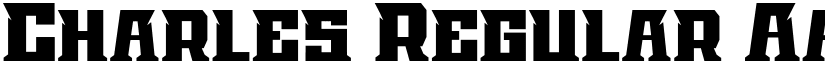 Charles Regular font
