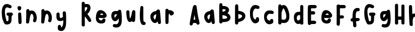 Ginny Regular font