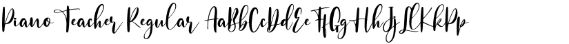 PianoTeacher Regular font