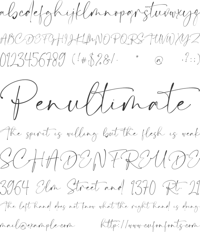 Dream  Catcher font preview