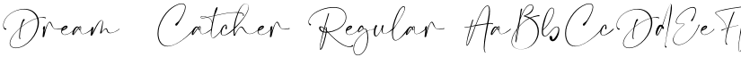Dream  Catcher Regular font