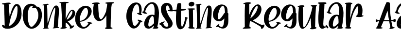 Donkey Casting Regular font