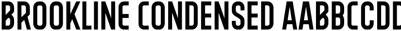 BROOKLINE Condensed font