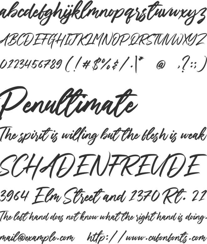 Daily Planet font preview