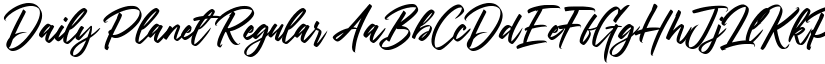 Daily Planet Regular font