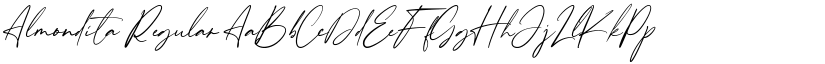 Almondita Regular font