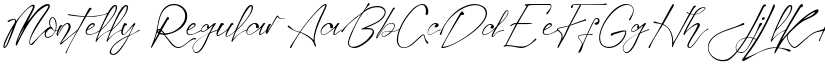 Montelly Regular font