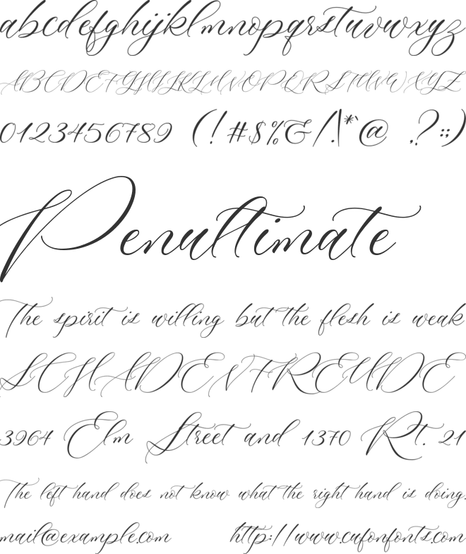 multiverse font preview