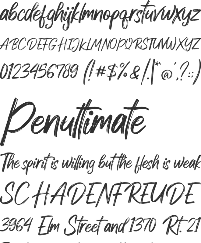 Dexotick By Dhan Studio font preview