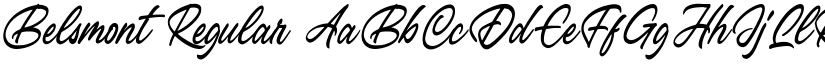 Belsmont Regular font