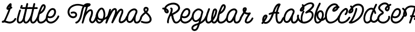 Little Thomas font download