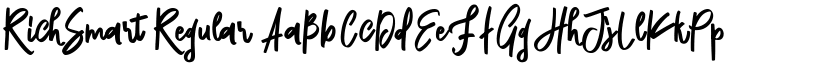 RichSmart Regular font