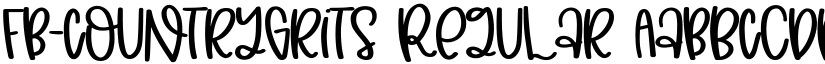 FB-CountryGrits Regular font