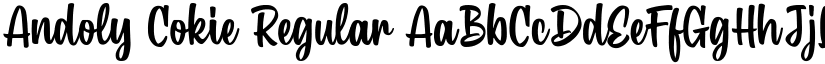 Andoly Cokie Regular font