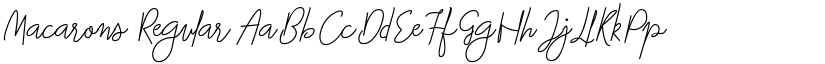 Macarons Regular font