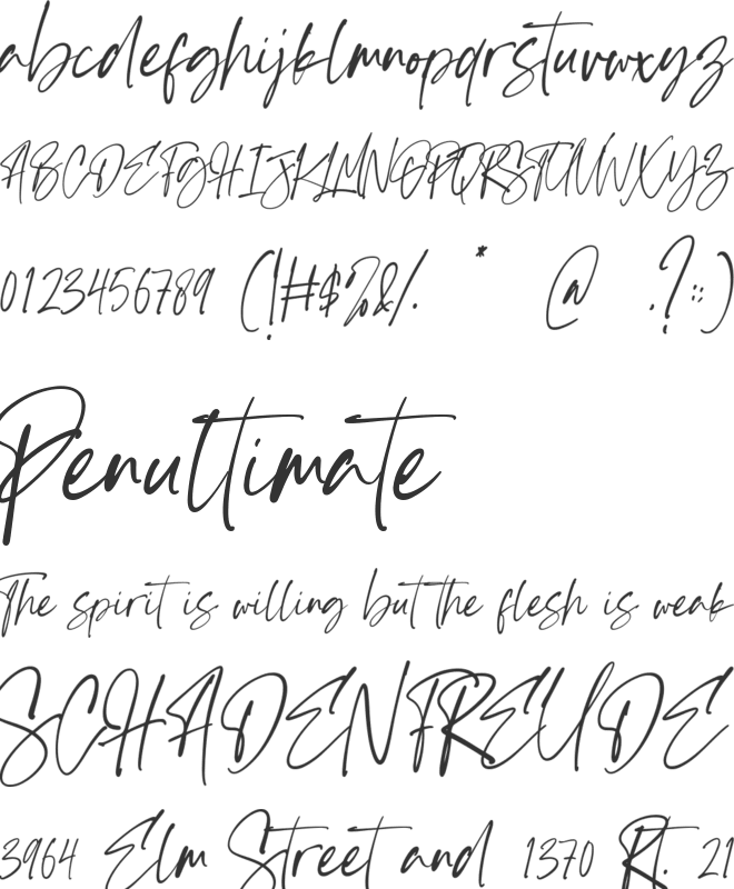 westborn font preview