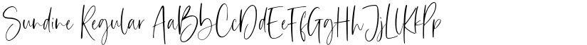 Sundine Regular font