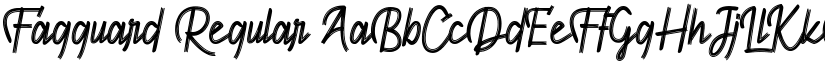 Fagguard Regular font