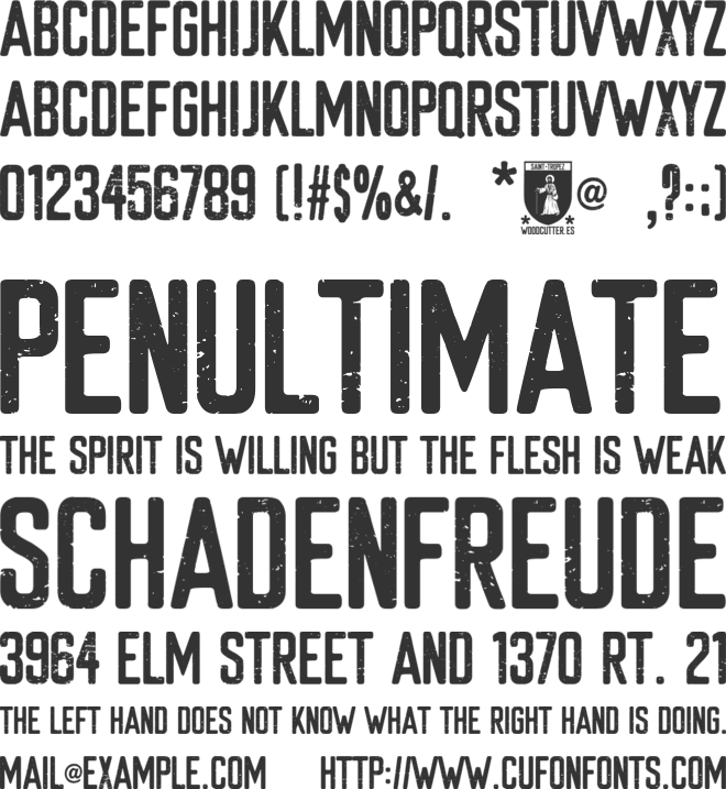 Saint-Tropez font preview