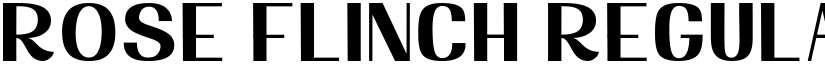 Rose Flinch Regular font