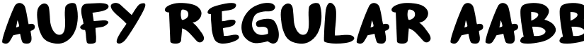 Aufy Regular font