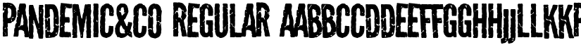 Pandemic&co Regular font