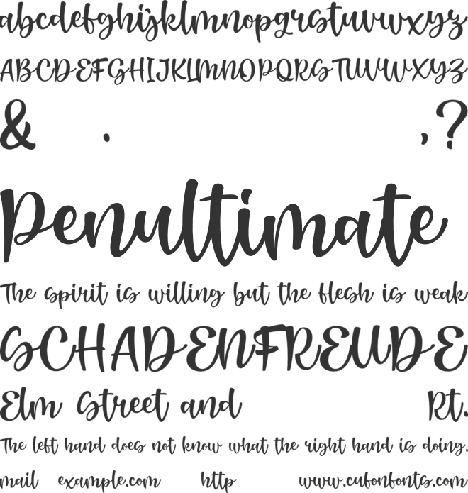 Renatta Walters font preview