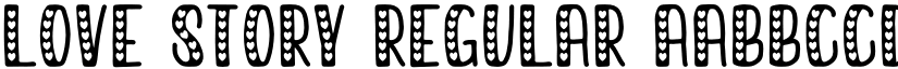 love story Regular font