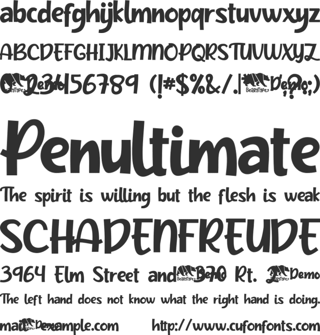 Pineapple Slice font preview